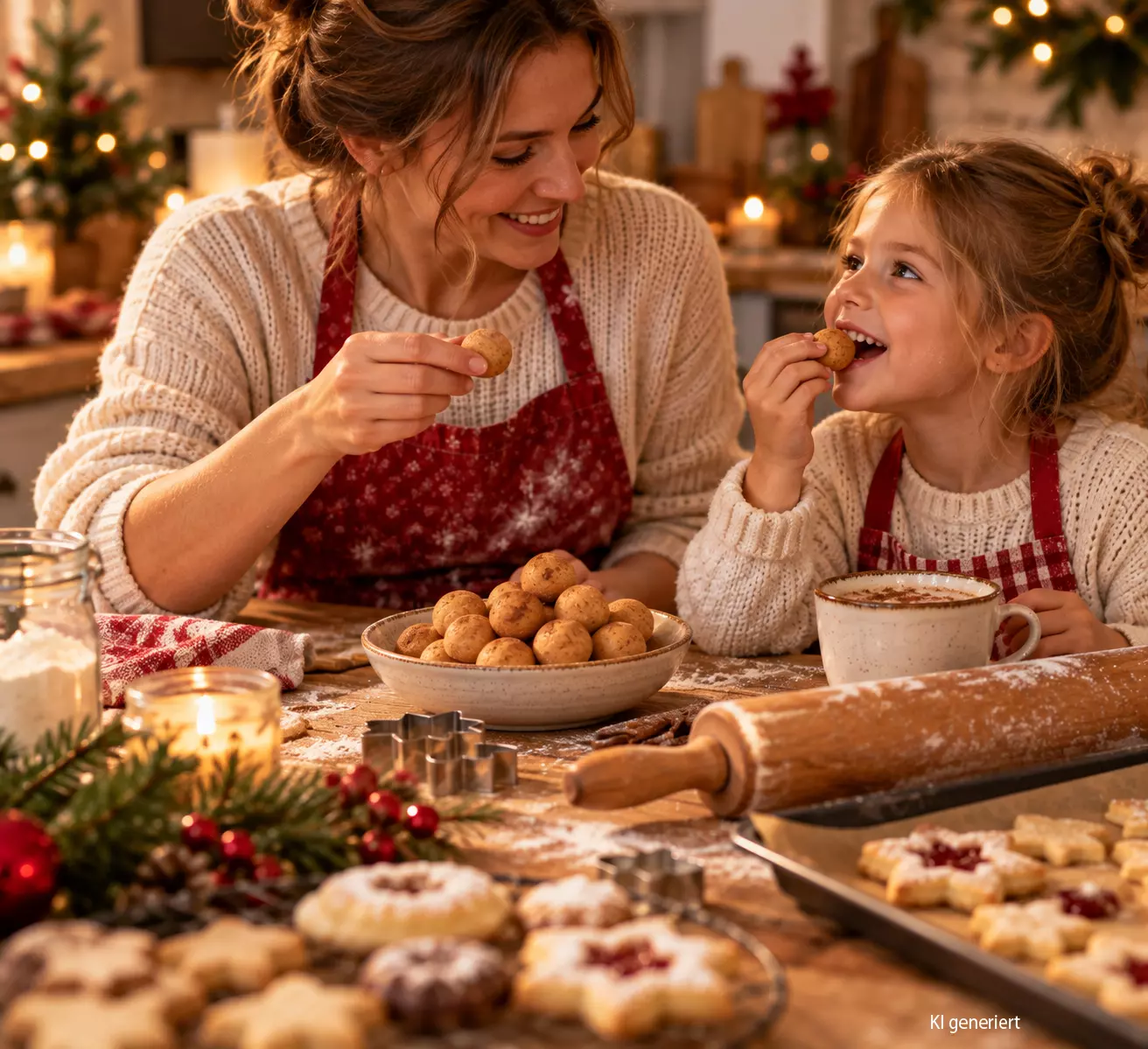 Gemeinsamer Weihnachtsbackzauber mit Zimtkartoffeln