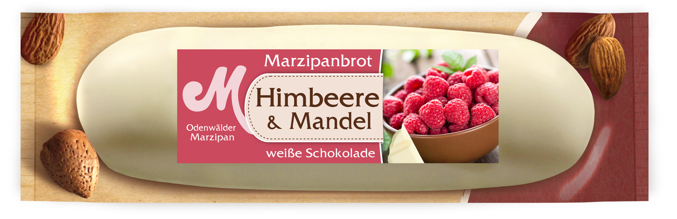 Himbeere & Mandel Marzipanbrot Himbeere & Mandel Marzipanbrot