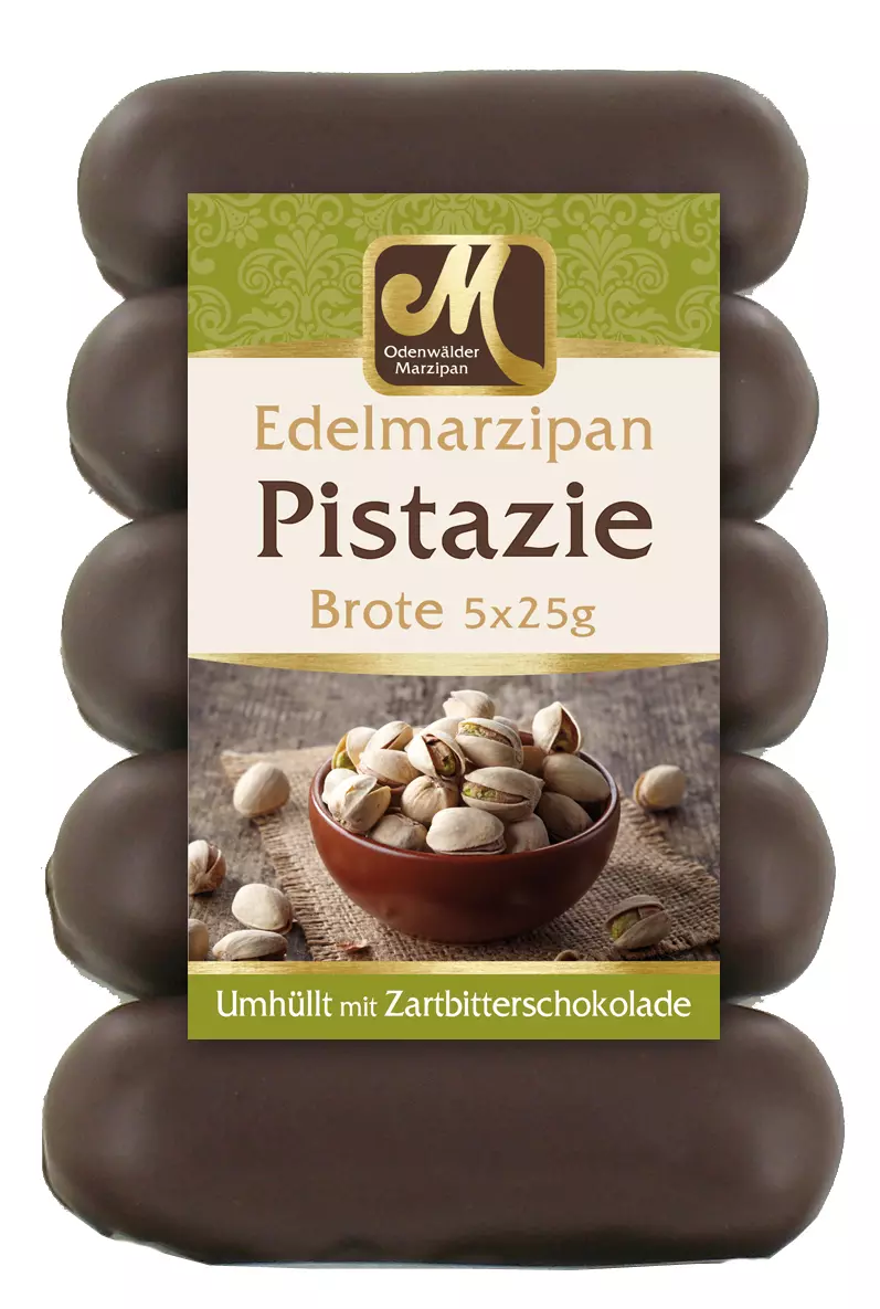 Marzipan Brot Pistazie 5x25g