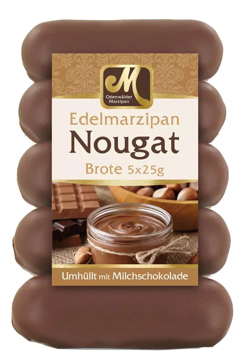 Marzipanbrot Nougat 5x25g
