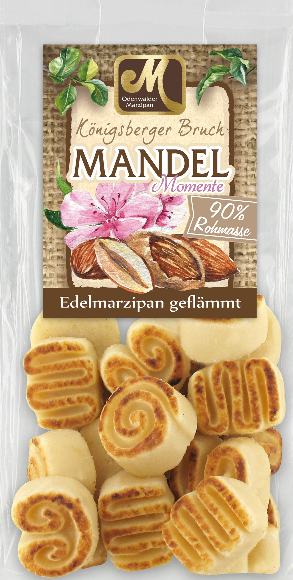 Mandel Momente Edelmarzipan geflämmt