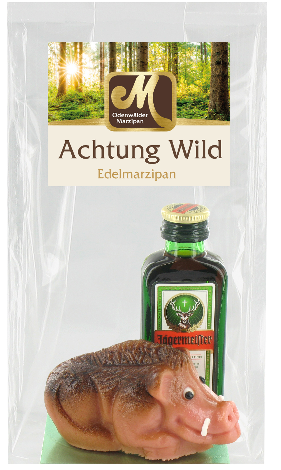 Marzipan Wildsau mit Schnaps