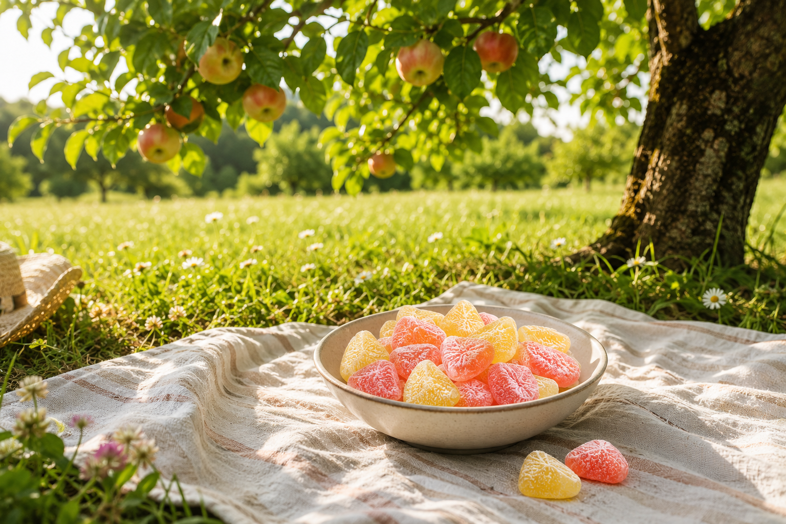 Apfelsinen Zitronen Bonbons