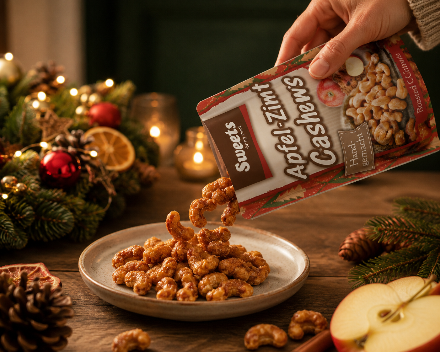 Apfel Zimt Cashews