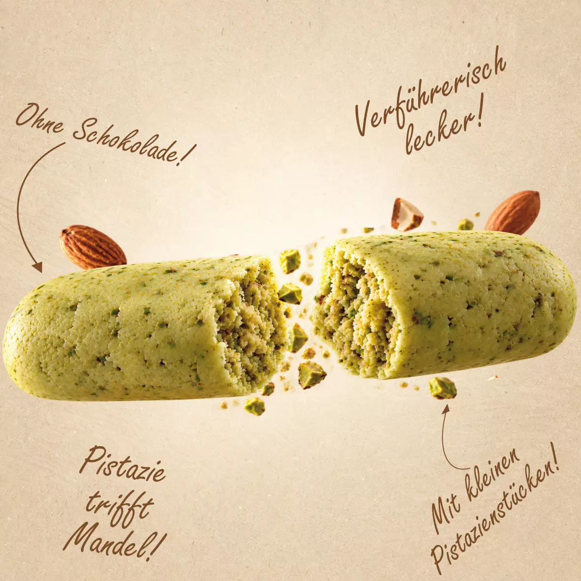 Pistazien Marzipanbrot o. Schoko Beschreibung