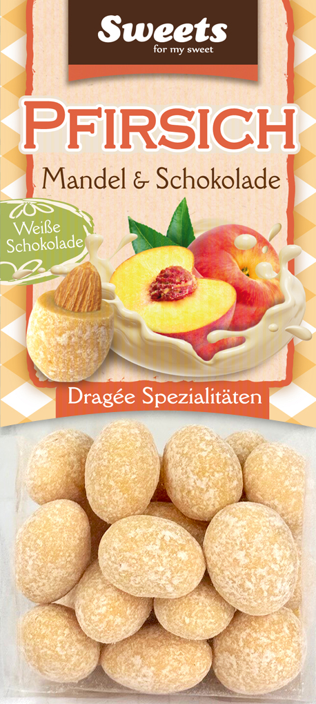 Pfirsich Mandel Dragees Pfirsich Mandel Dragees