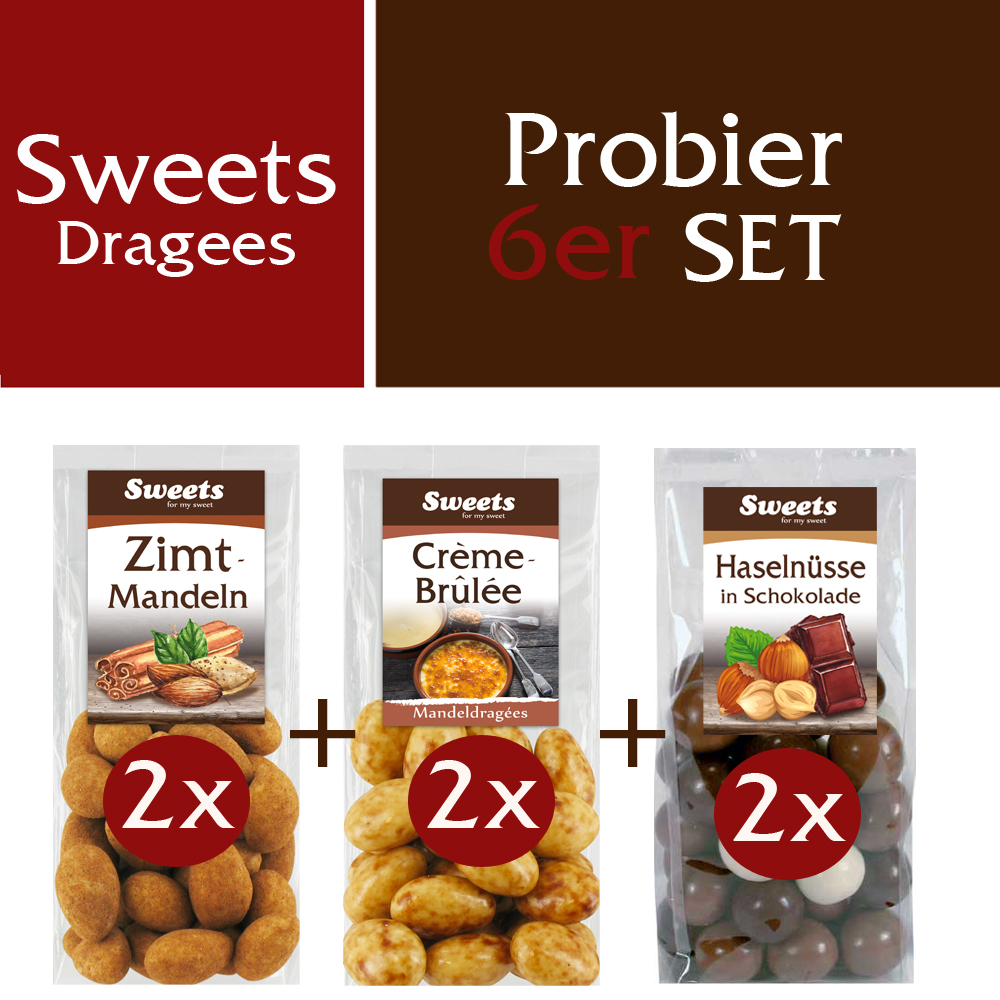 Dragees 6er Probierset Dragees 6er Probierset