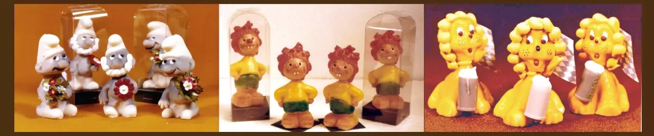 Ältere Modelle von Marzipanfiguren