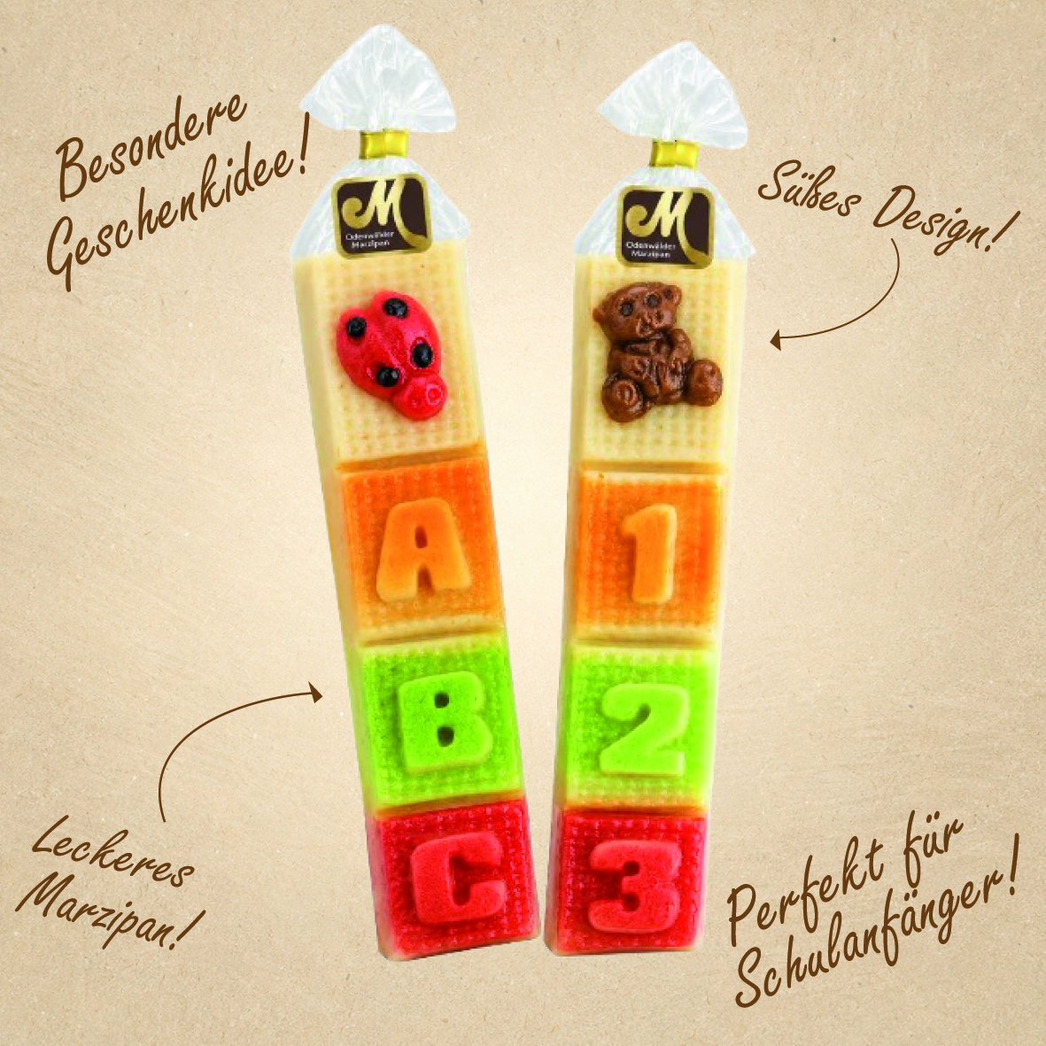 Zahlen & Buchstaben Stangen