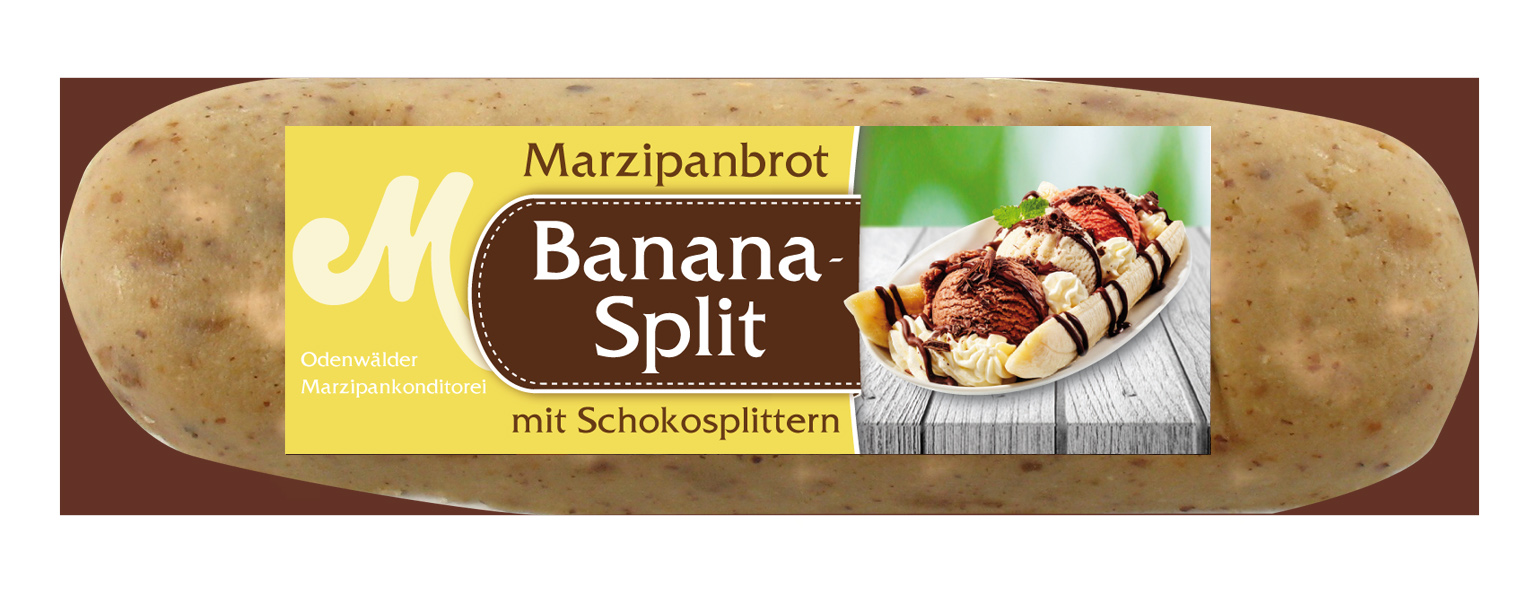 Banana Split Marzipanbrot Banana Split Marzipanbrot