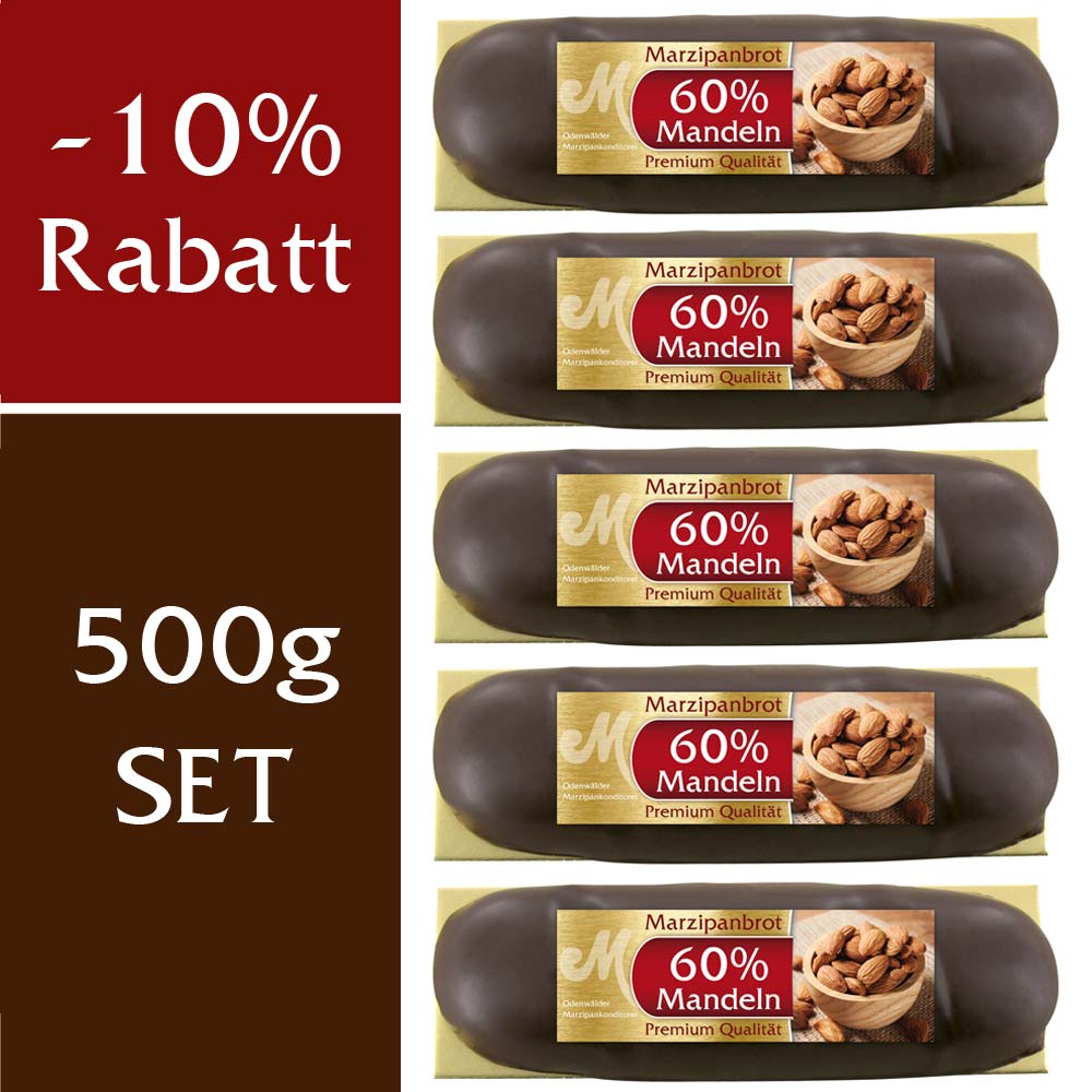 Set Premium Marzipanbrot 60% 500g Set Premium Marzipanbrot 60% 500g