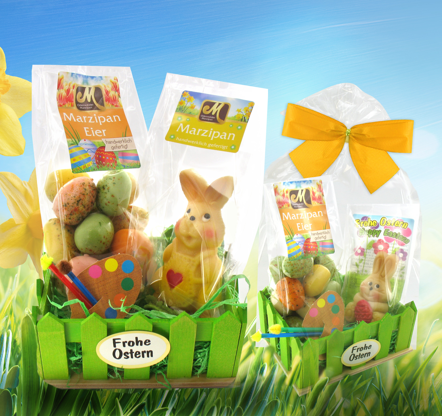 Osternest mit Eili und Osterhase