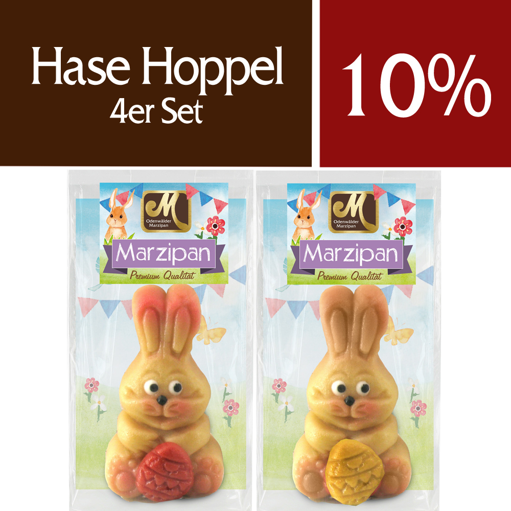 Hase Hoppel Set 4 Teile