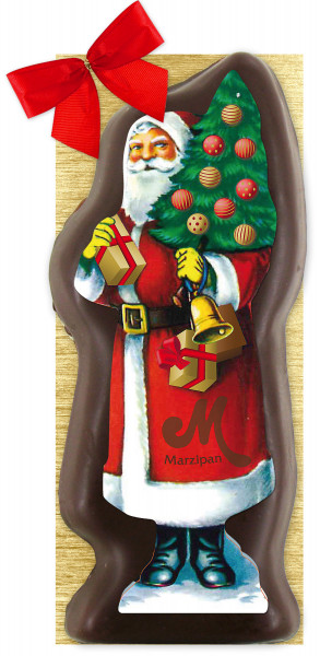 Santa claus with chocolate