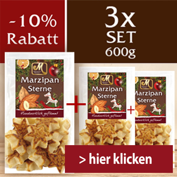 Set Wintersterne geflämmt