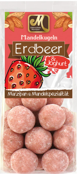 Mandel-Kugeln Erdbeer & Joghurt