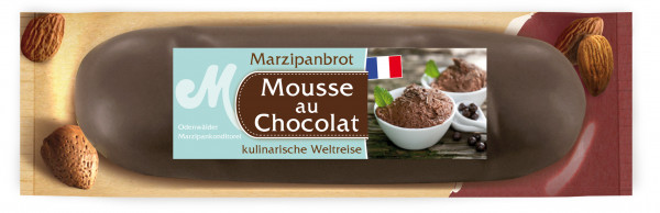 Mousse au Chocolat Marzipan loaf