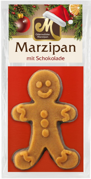 Marzipan ¨Lebkuchen-Männchen¨ mit Schokolade