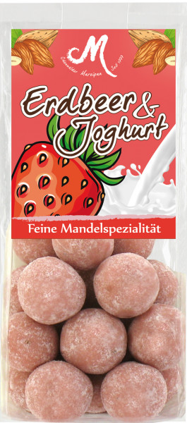 Mandel-Kugeln Erdbeer & Joghurt