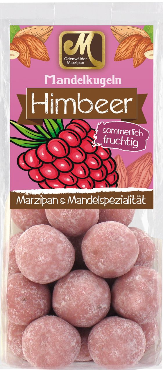Mandel-Kugeln Himbeer | Odenwaelder Marzipan