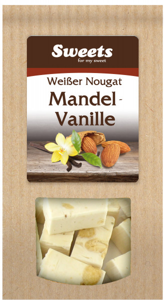 Weißer Nougat Mandel & Vanille