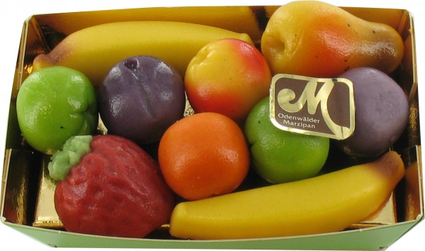 Marzipan Früchte in Präsentschachtel