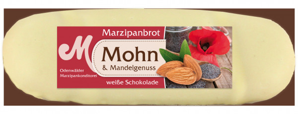 Mohn Marzipanbrot