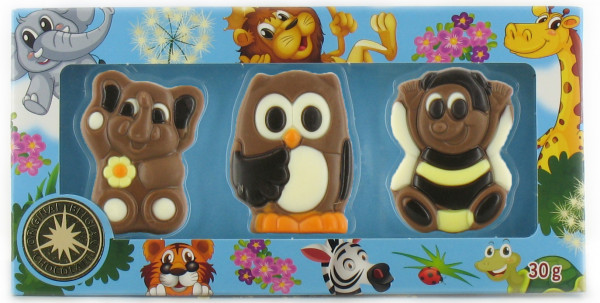Schokoladen Tiere Geschenkbox