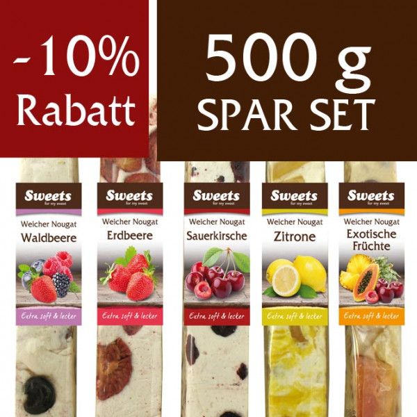 Spar Set Sommer-Nougatstangen