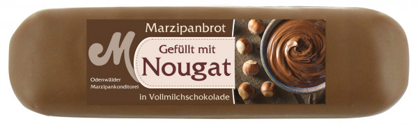 Marzipan Brot mit Nougatfüllung