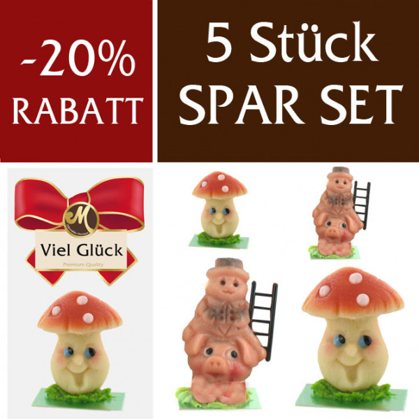 Spar Set Glücksfiguren Silvester