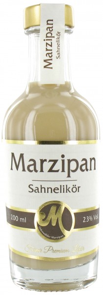 Marzipan Sahnelikör 0,2l Flasche 23% vol