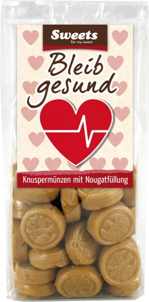 Knuspermünzen mit Nougatcremefüllung