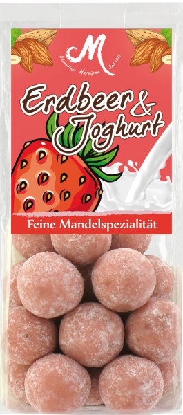 Mandel-Kugeln Erdbeer & Joghurt