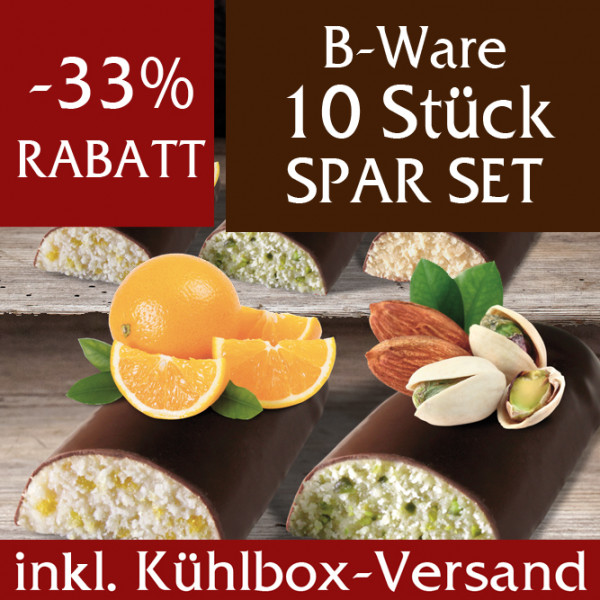 Spar Set B-Ware 10x Riegel & Brote variabel - Kühlbox Versand
