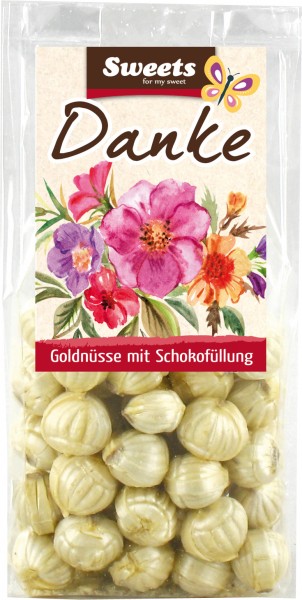 Goldnüsse mit Schokocremefüllung