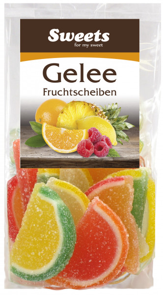 Jelly fruit slices